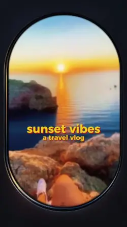 sunset travel vlog 