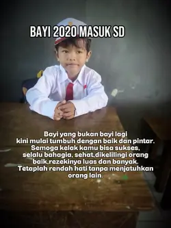 Bayi 2020 masuk SD