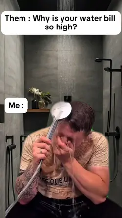 crying in shower