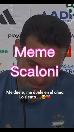 Scaloni llorando