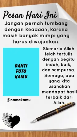 Pesan Hari Ini
