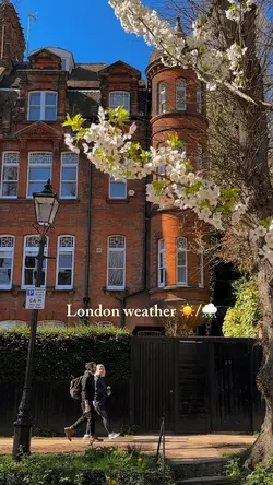 spring in london ⛈️/☀️