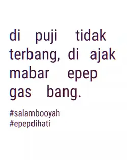 di puji tdak terbang