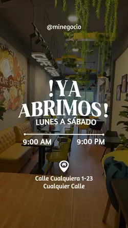 Ya abrimos