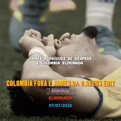 Bye James & Colômbia