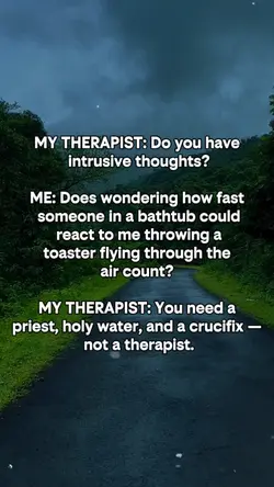 My therapist vs. Me