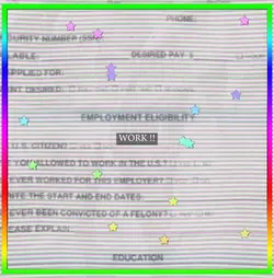 JOB APPLICATION ! ^^