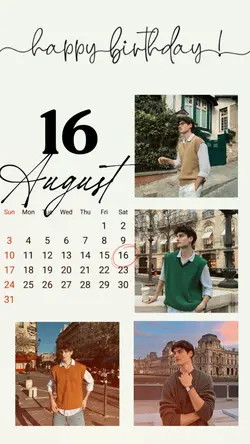 BIRTHDAY 16 AUGUST