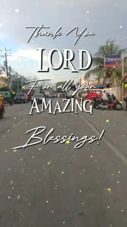 thank you Lord