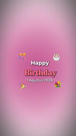 HBD 1 agustus 2024