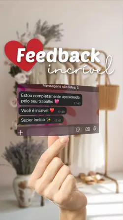 Feedback cliente 🐷