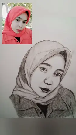sketsa wajah