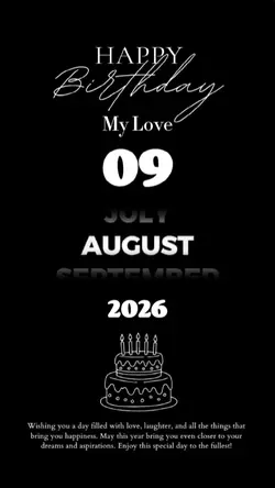 BDAY 9 AUGUST 2026