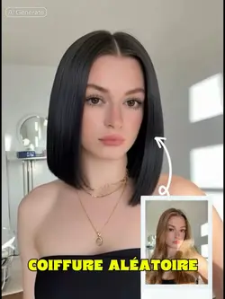 Coiffure aléatoire