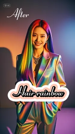 Hair rainbow