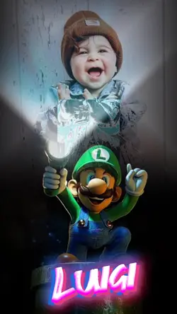 Photo template luigi