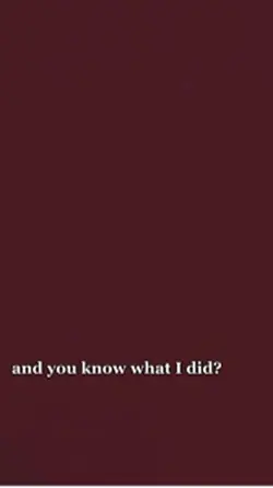 I cried.