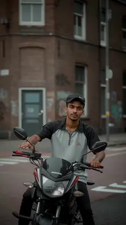 Stoere motorportret cuts