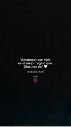 Amanecer con vida 
