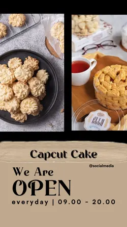 we are open cake