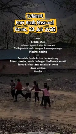 Hari anak nasional