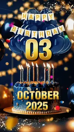 Birthday 3 OCT 2025