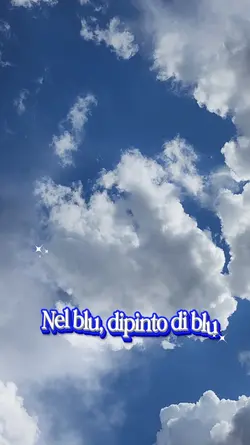 Nel blu, dipinto 