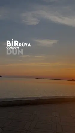 Bir rüya gördüm