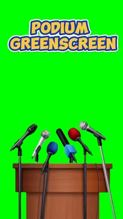 Podium Greenscreen