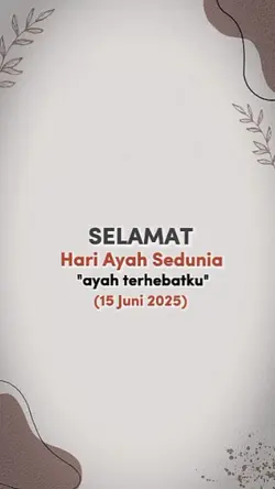 selamat hari ayah