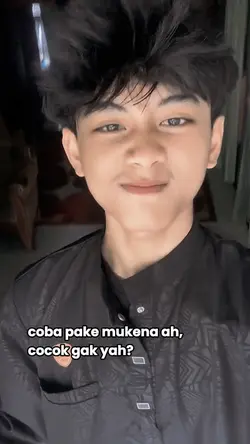 coba pke mukenah ah