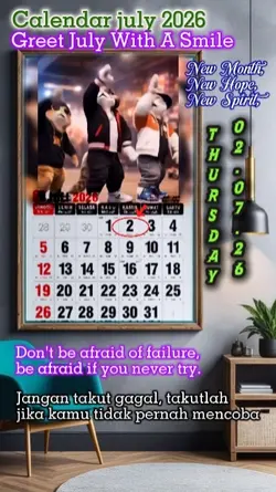 Thursday July 2026