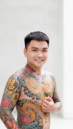 Hình xăm của anh