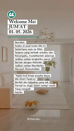 doa awal bulan mei