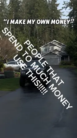 I spend my own mone