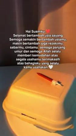 HBD suami ku