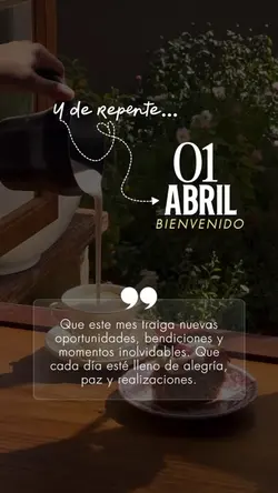 Bienvenido Abril