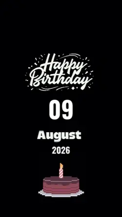birthday 09 August