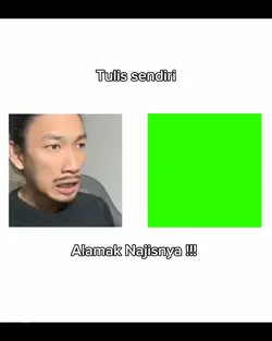 Alamak najisnya