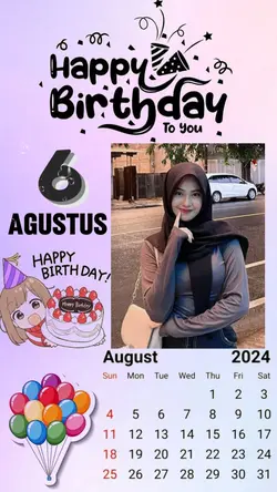 6 Agustus Ultah 