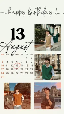 BIRTHDAY 13 AUGUST