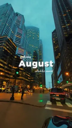 Welcome August 👋