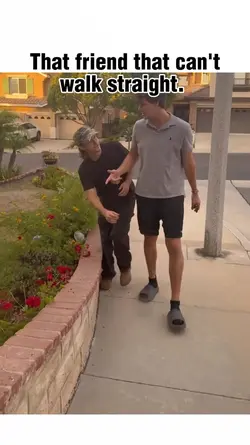 can't walk straight