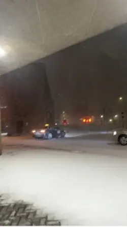 Snowy night