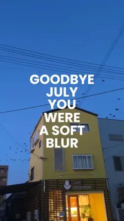 July soft blur month