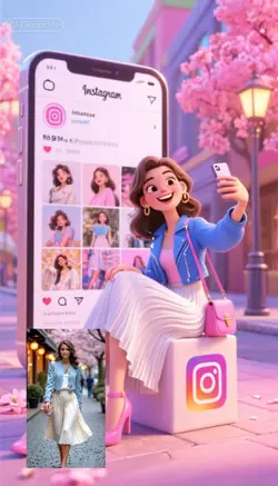 3D social media 