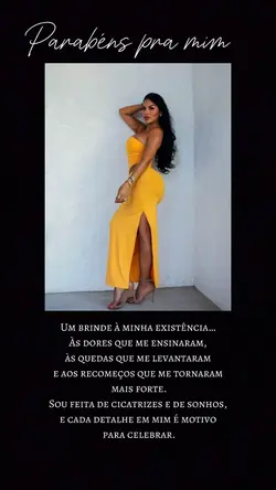 parabéns pra mim 