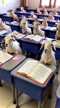 kambing sekolah