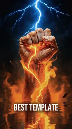 Hand on Fire