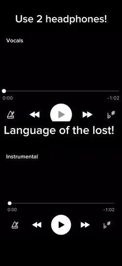 language of the lost